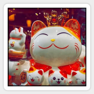 Chinese Lucky Cat Sticker